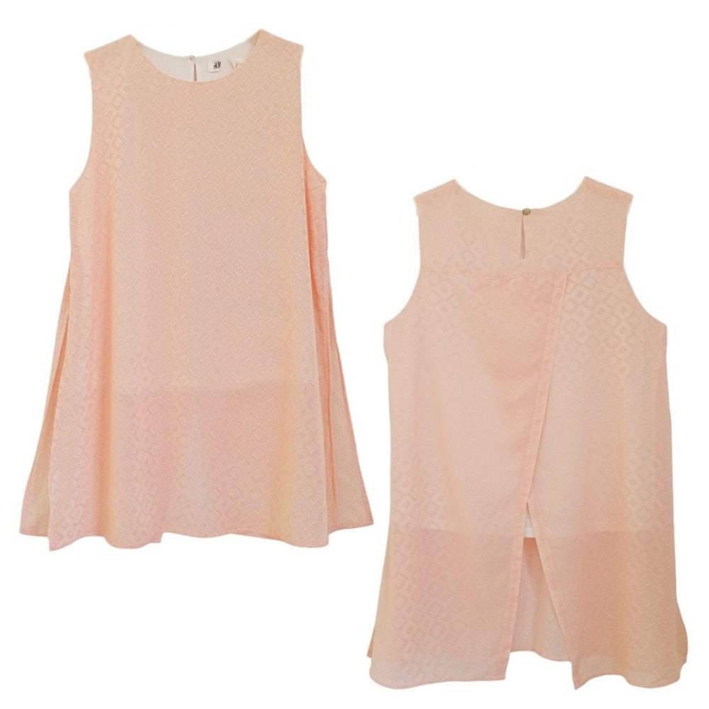 H&M Pink Sleeveless Blouse